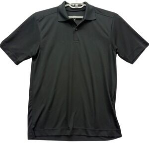 Callaway Golf Polo Shirt Mens Size M Black Short Sleeve Performance Activewear